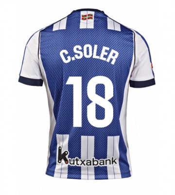 Real Sociedad Carlos Soler #18 Domácí Dres 2025-26 Krátký Rukáv